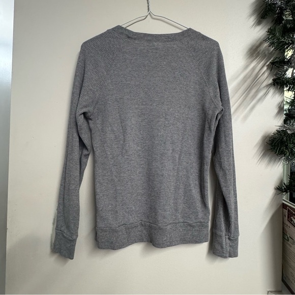 TNA grey waffle knit long sleeve shirt size XXS - Picture 2 of 6